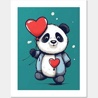 Panda Love Posters and Art